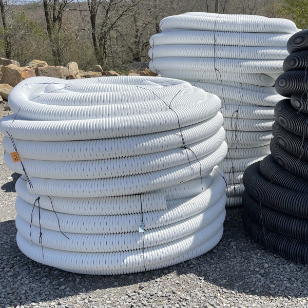 Corrugated Tubing White